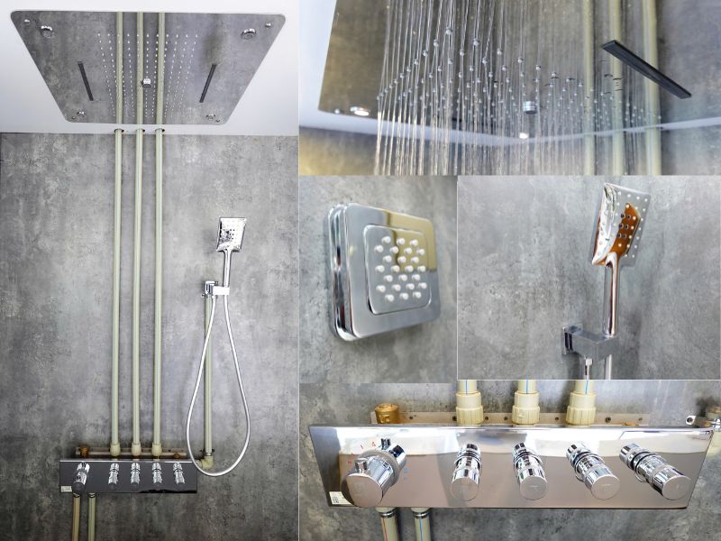 Sen tắm âm tường, âm trần nhiệt độ H-ST666N Sen tắm âm tường, âm trần nhiệt độ H-ST666N