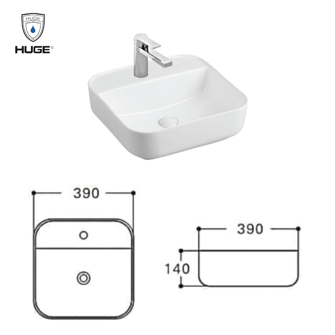LAVABO ĐẶT BÀN HUGE H-LD2390 - Ảnh 2