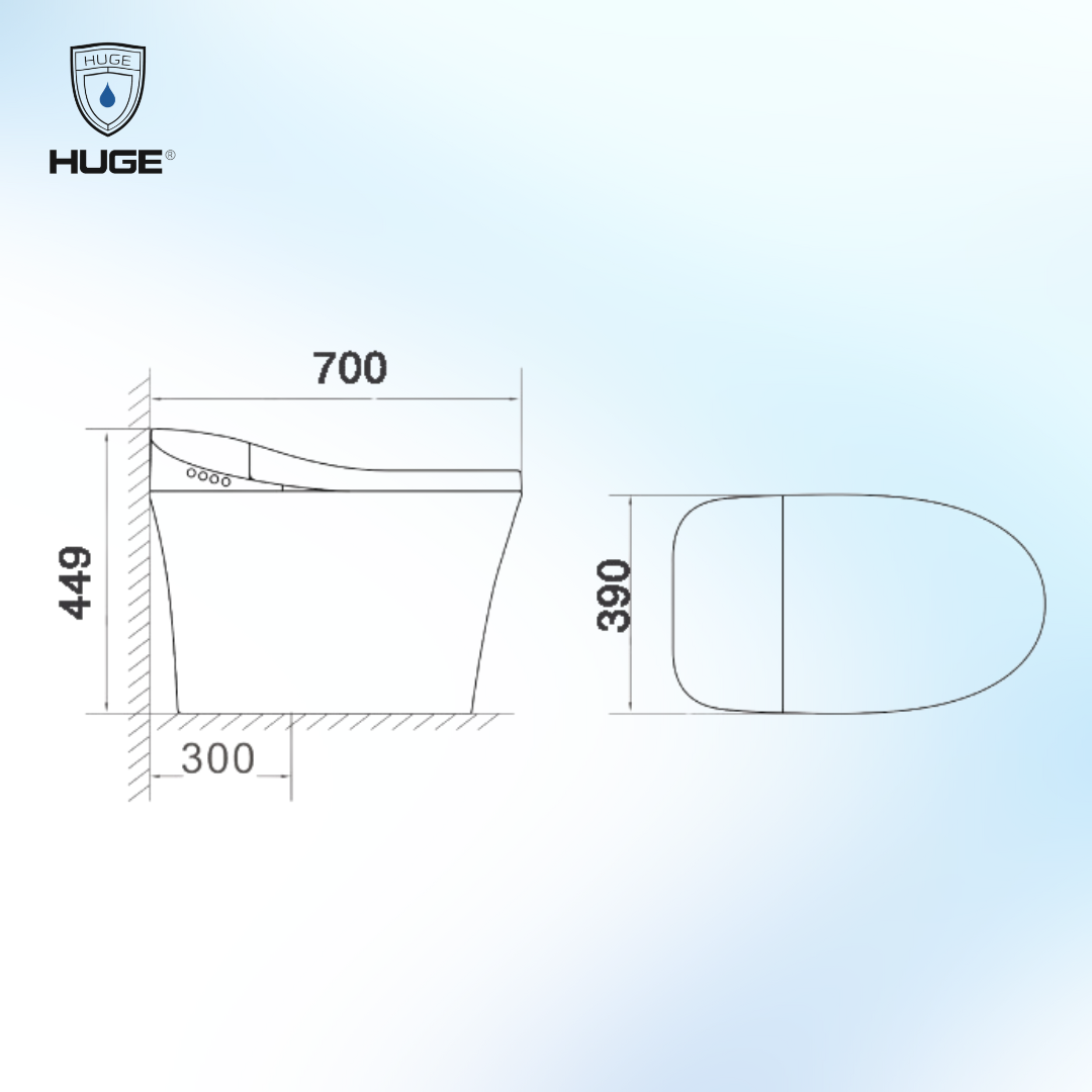 BỒN CẦU THÔNG MINH H-BS2269B PRO - Ảnh 2