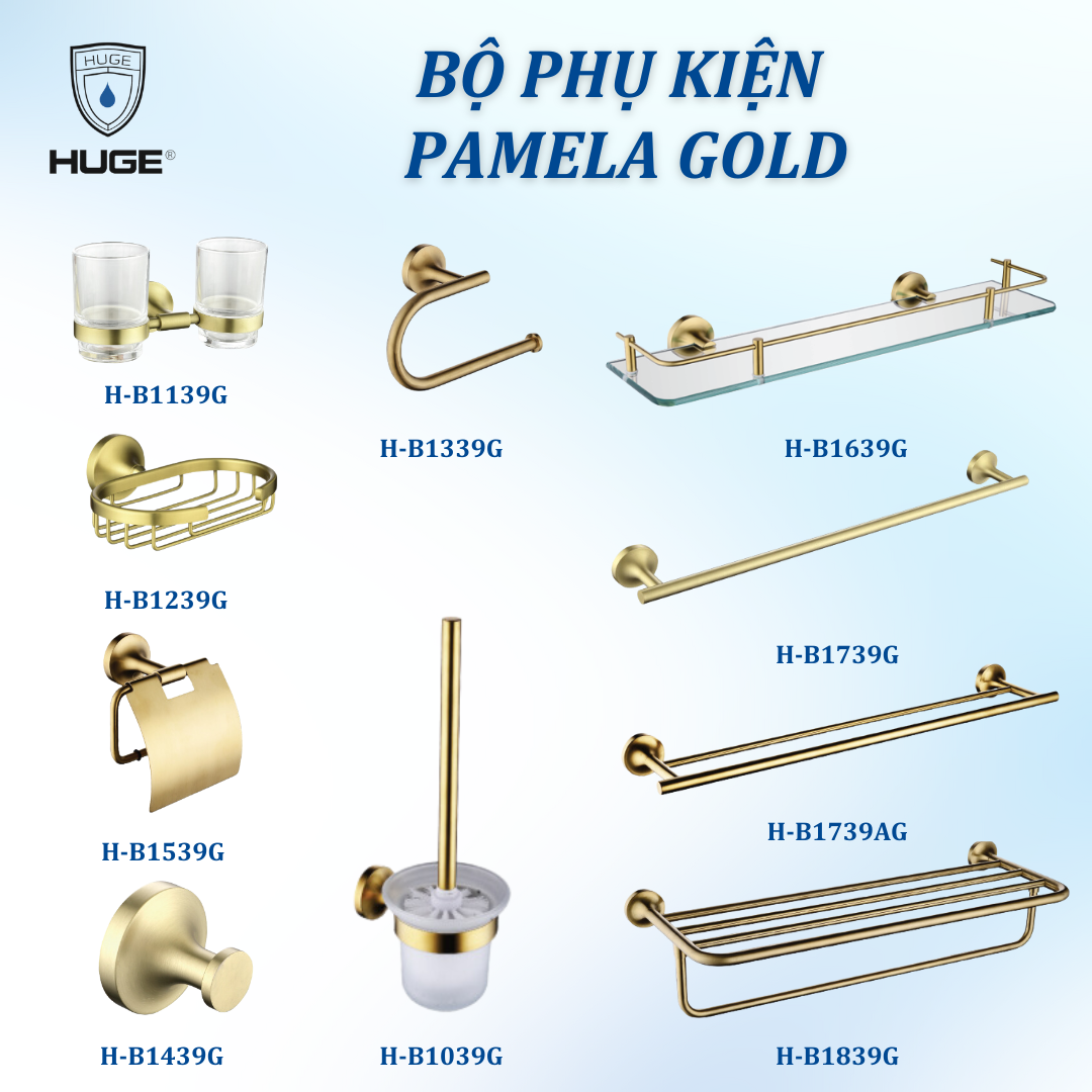 BỘ PHỤ KIỆN PAMELA GOLD