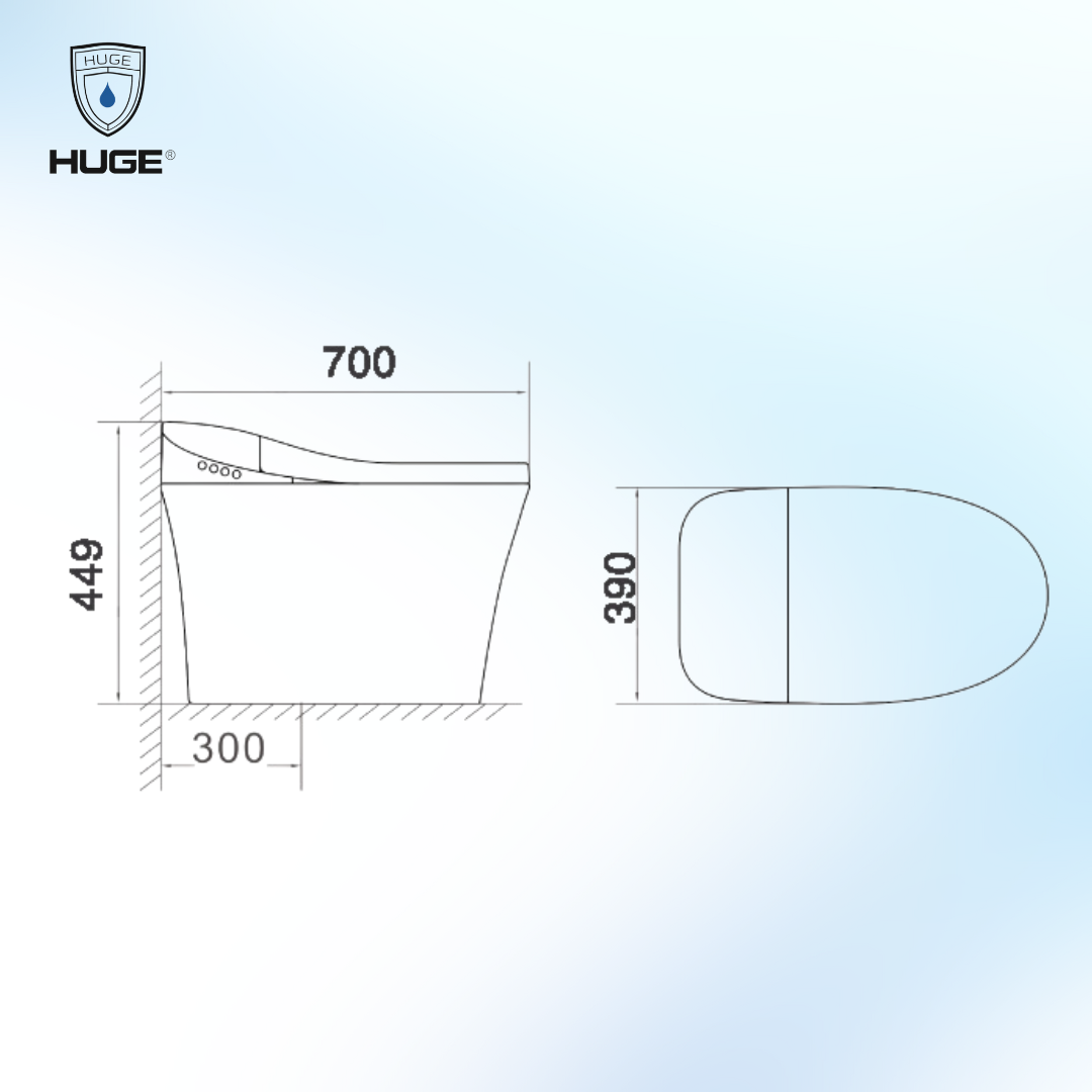 BỒN CẦU THÔNG MINH H-BS2369 PRO MAX - Ảnh 2