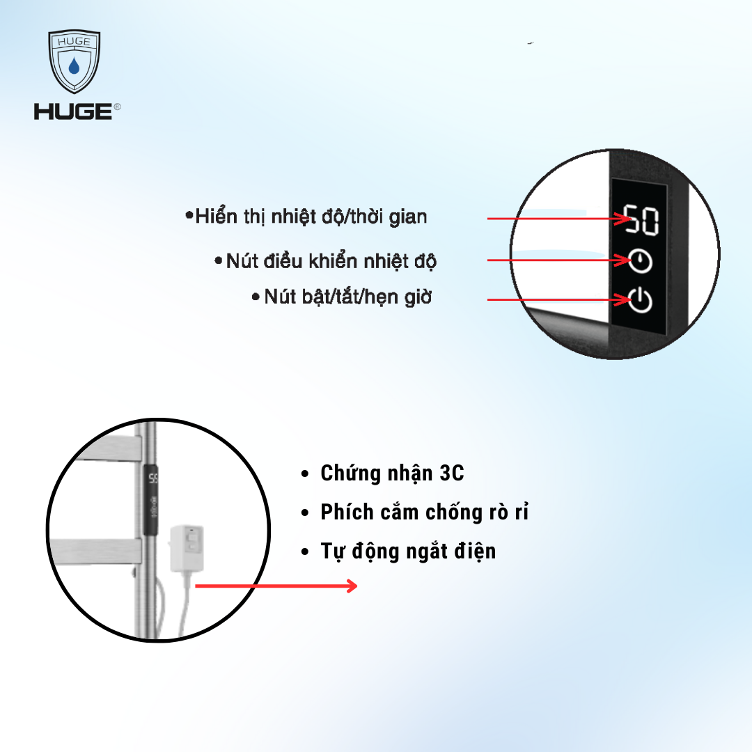 GIÀN SẤY KHĂN THÔNG MINH H-GSK02 - Ảnh 2