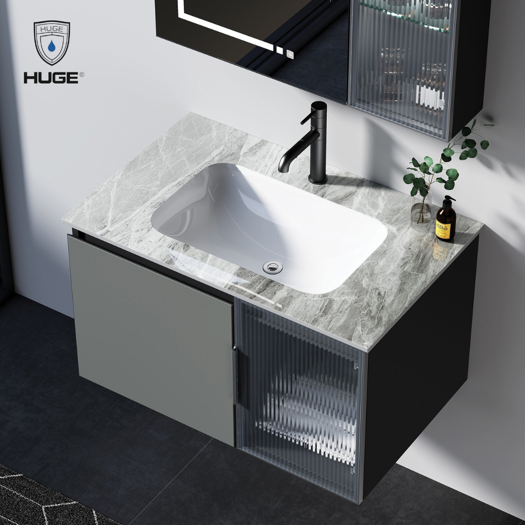 BỘ TỦ LAVABO H-PA8-80 ALUMINIUM