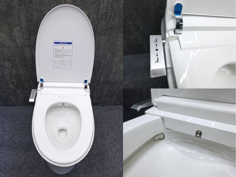 Bồn cầu bán thông minh dùng pin H-BS001 Bồn cầu bán thông minh dùng pin H-BS001