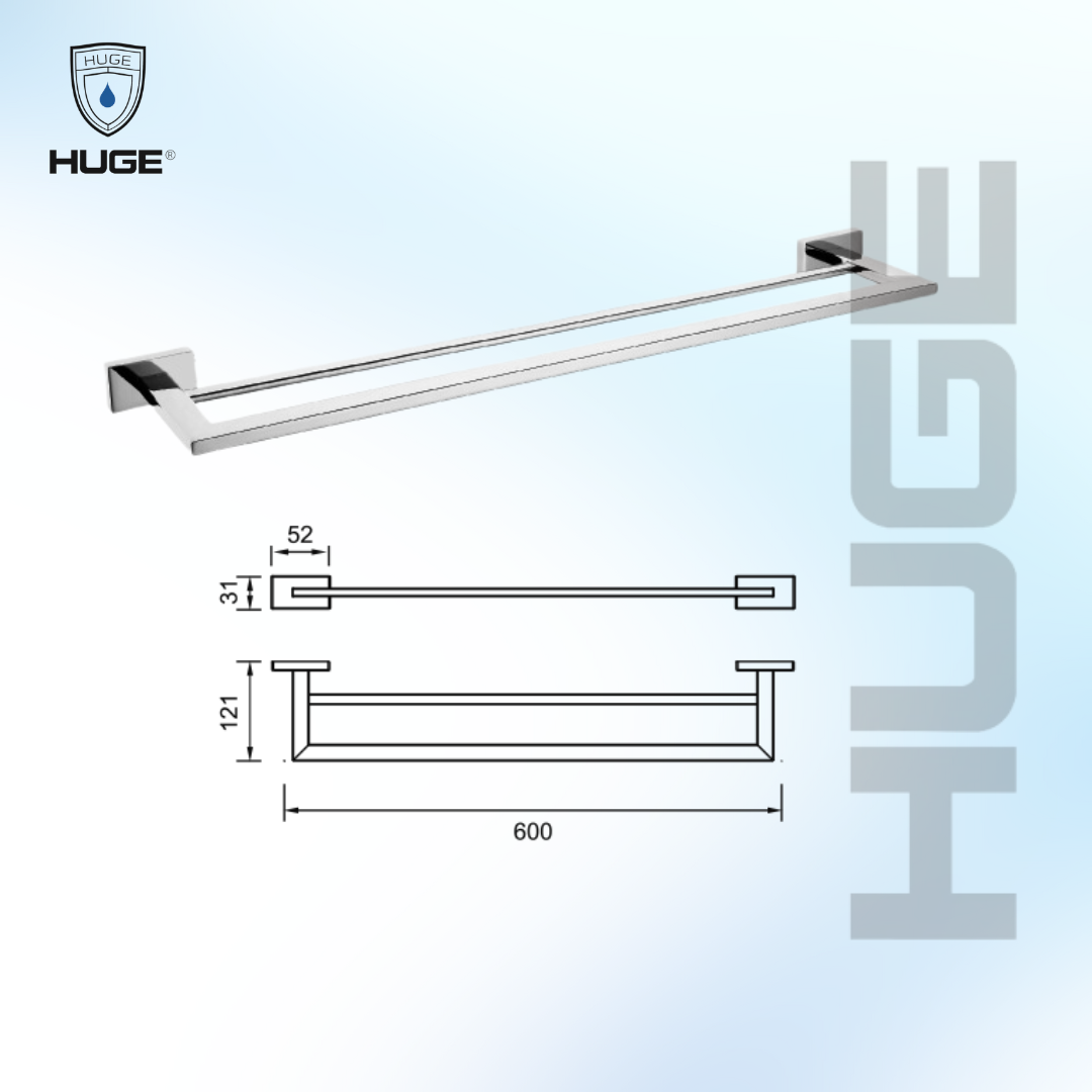 THANH VẮT KHĂN ĐÔI H-B1738A