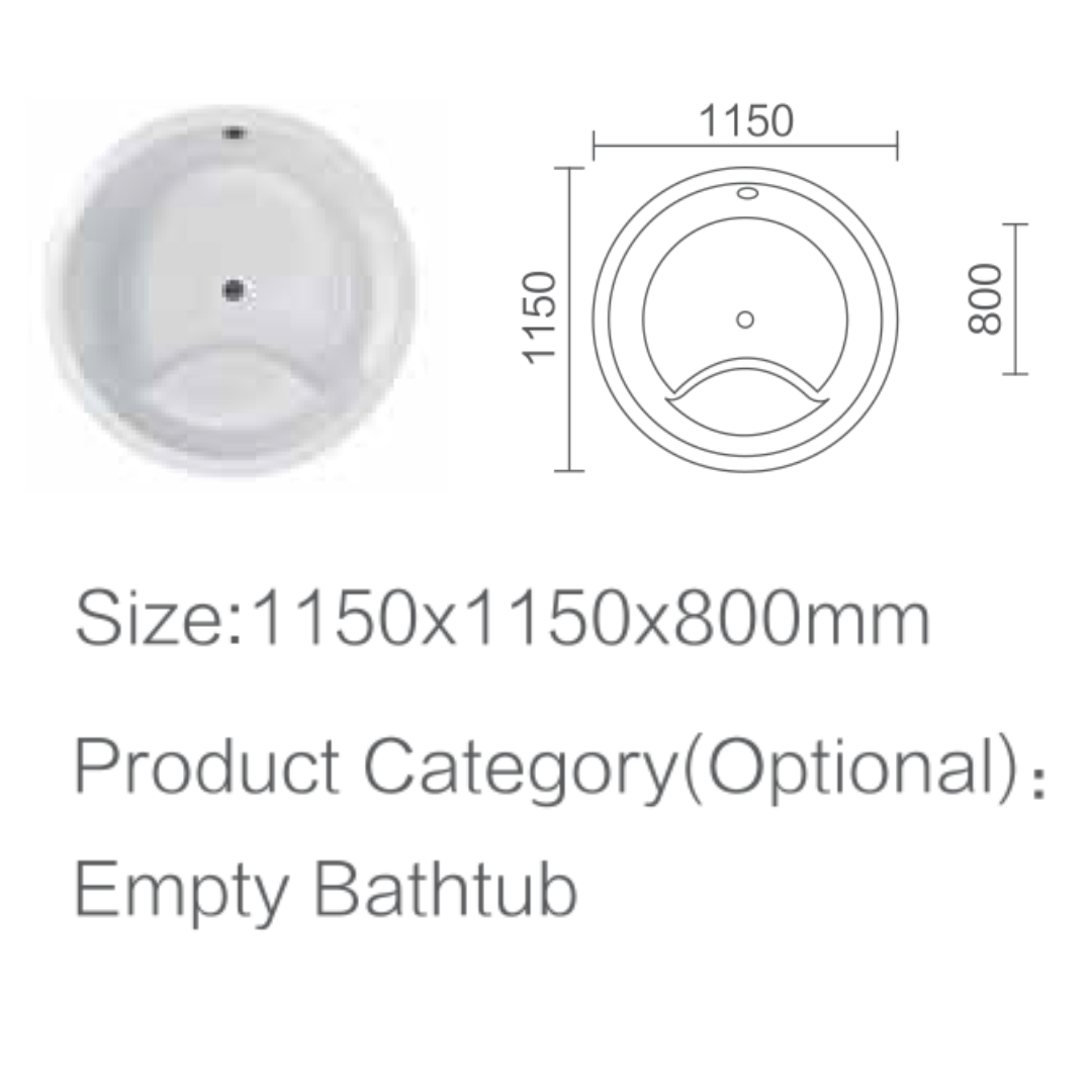 BỒN TẮM HUGE Y-5001 - Ảnh 2