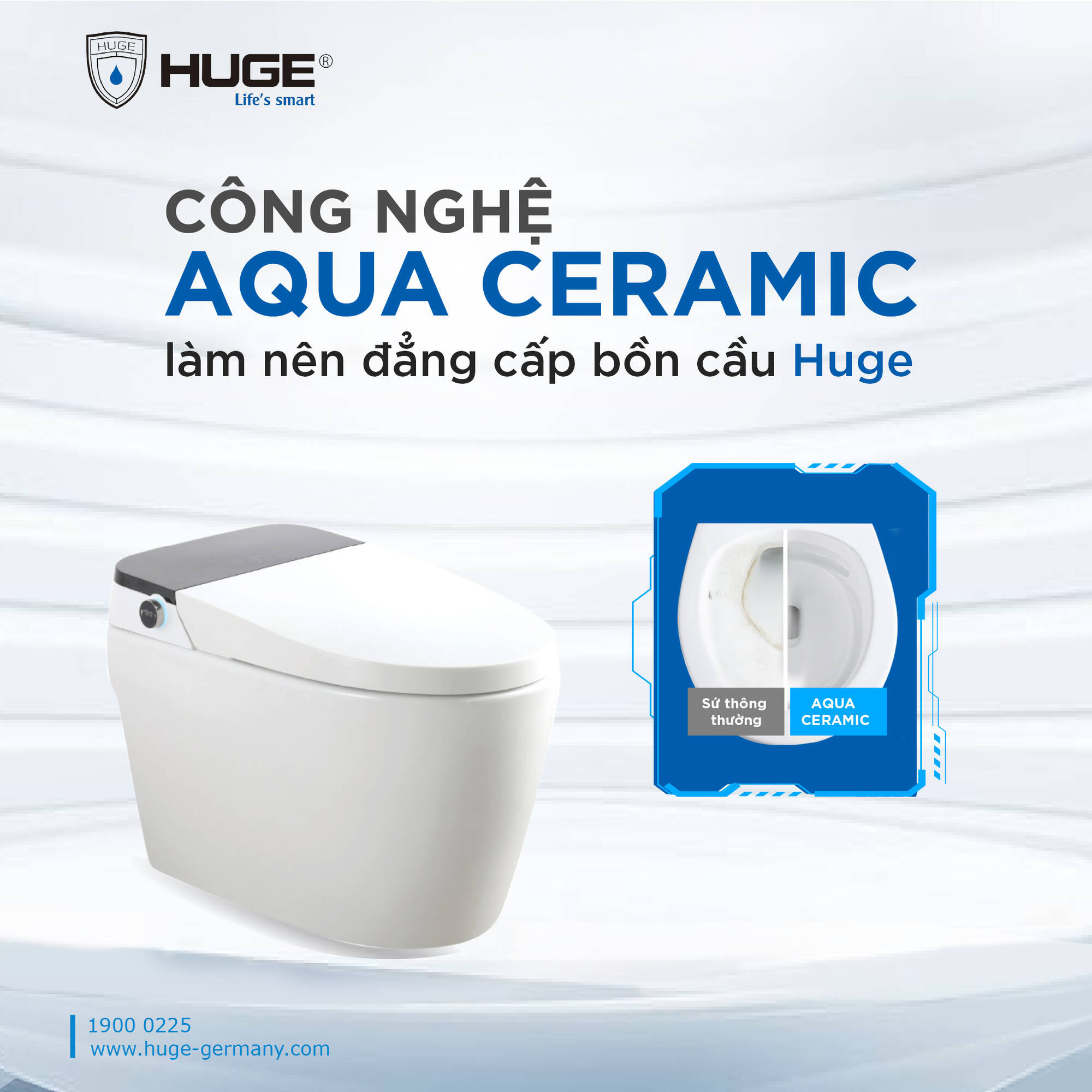 Thiết bị nhà tắm thông minh chất lượng cao thương hiệu HUGE Thiết bị nhà tắm thông minh chất lượng cao thương hiệu HUGE