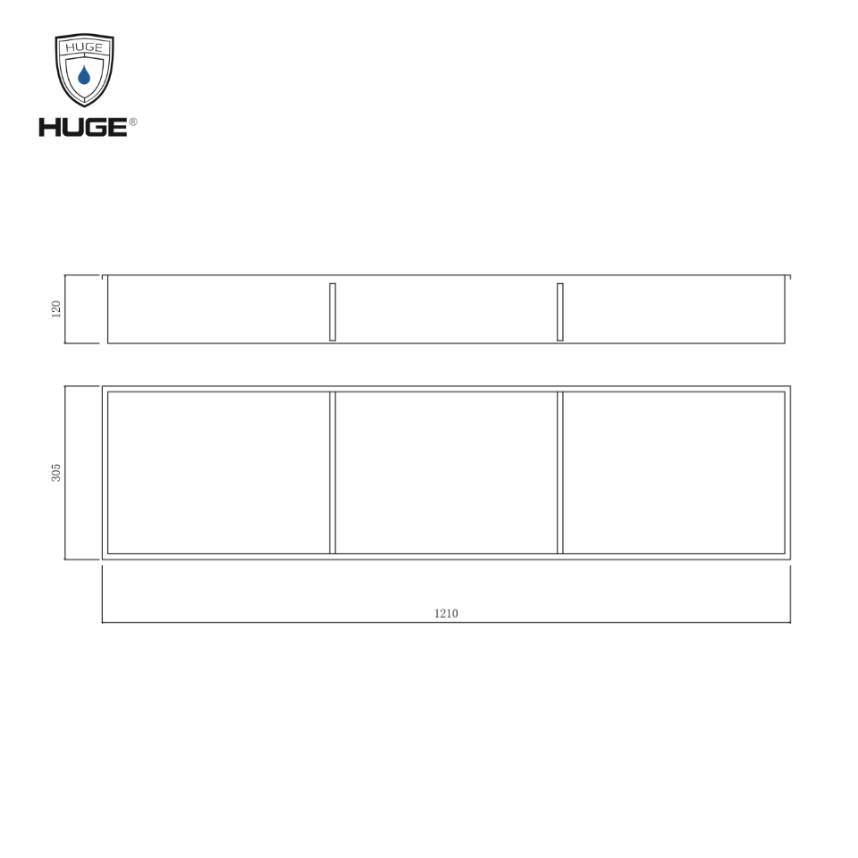 KỆ ÂM TƯỜNG ĐA NĂNG H-12130-T - Ảnh 2