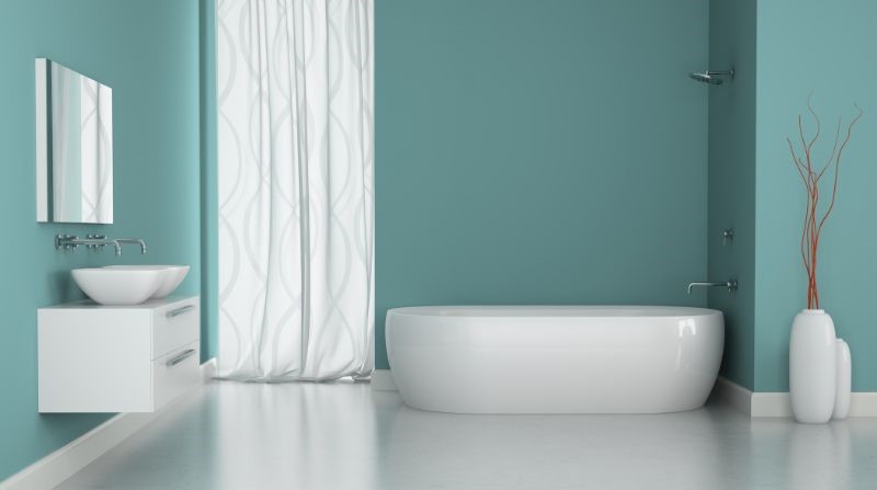 Mẫu thiết kế phòng tắm theo màu xanh Mẫu thiết kế phòng tắm theo màu xanh