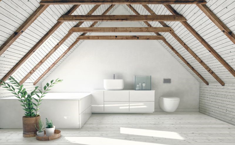 Mẫu thiết kế phòng tắm theo màu trắng Mẫu thiết kế phòng tắm theo màu trắng