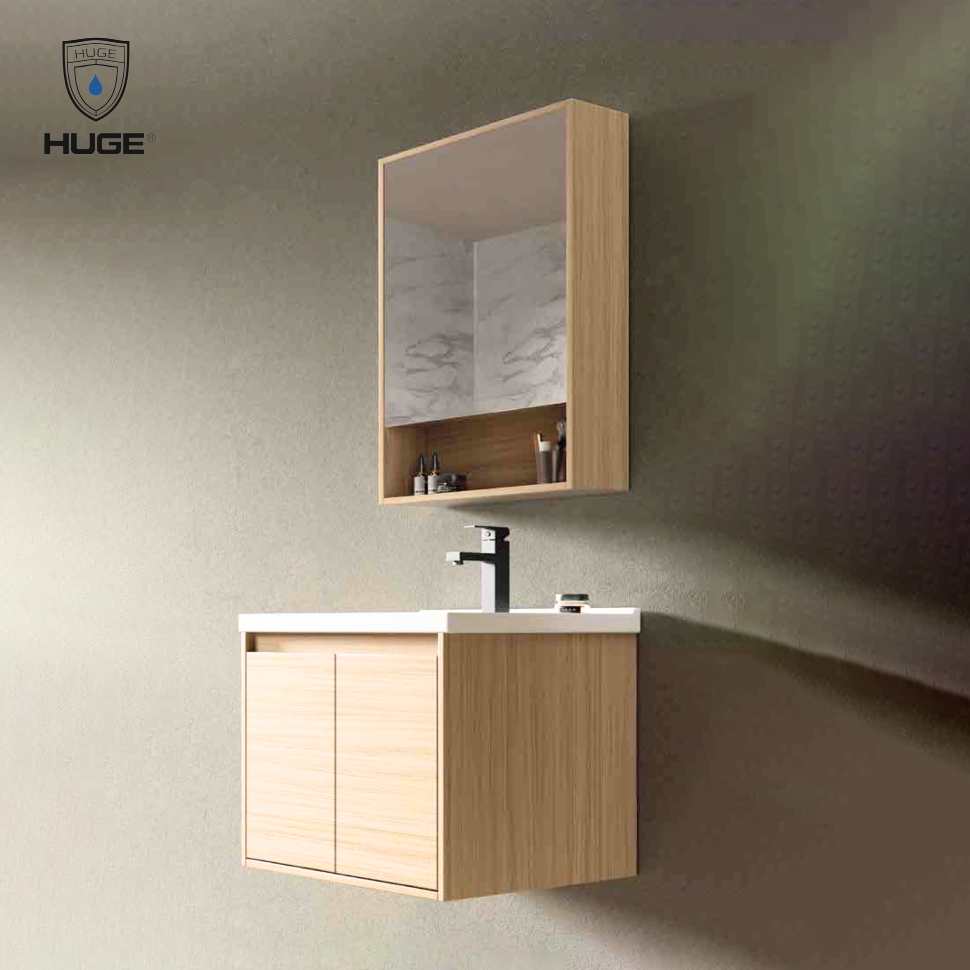 Tủ chậu lavabo PVC H-PE1-60 Tủ chậu lavabo PVC H-PE1-60