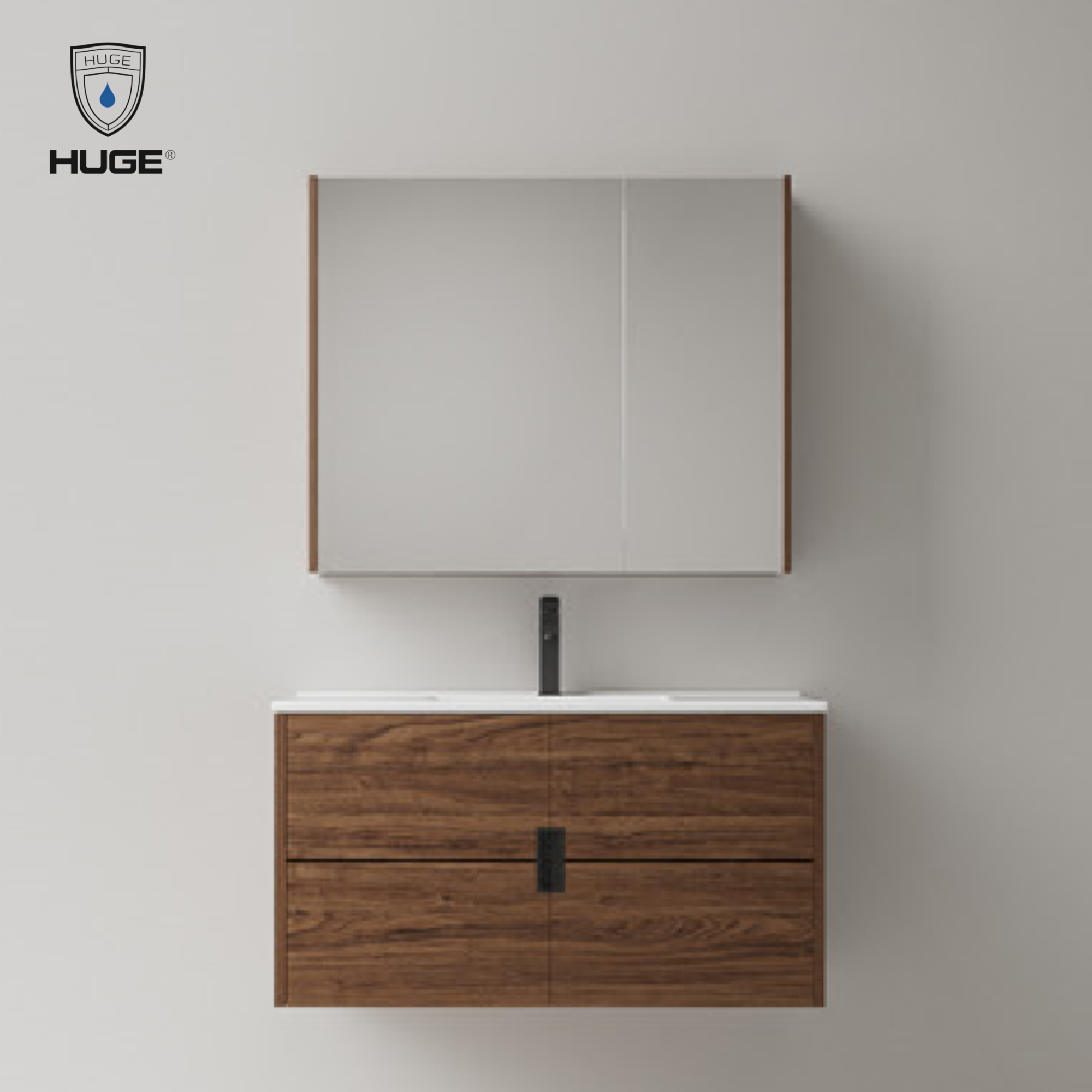 Tủ chậu lavabo PVC H-PE9-80 Tủ chậu lavabo PVC H-PE9-80