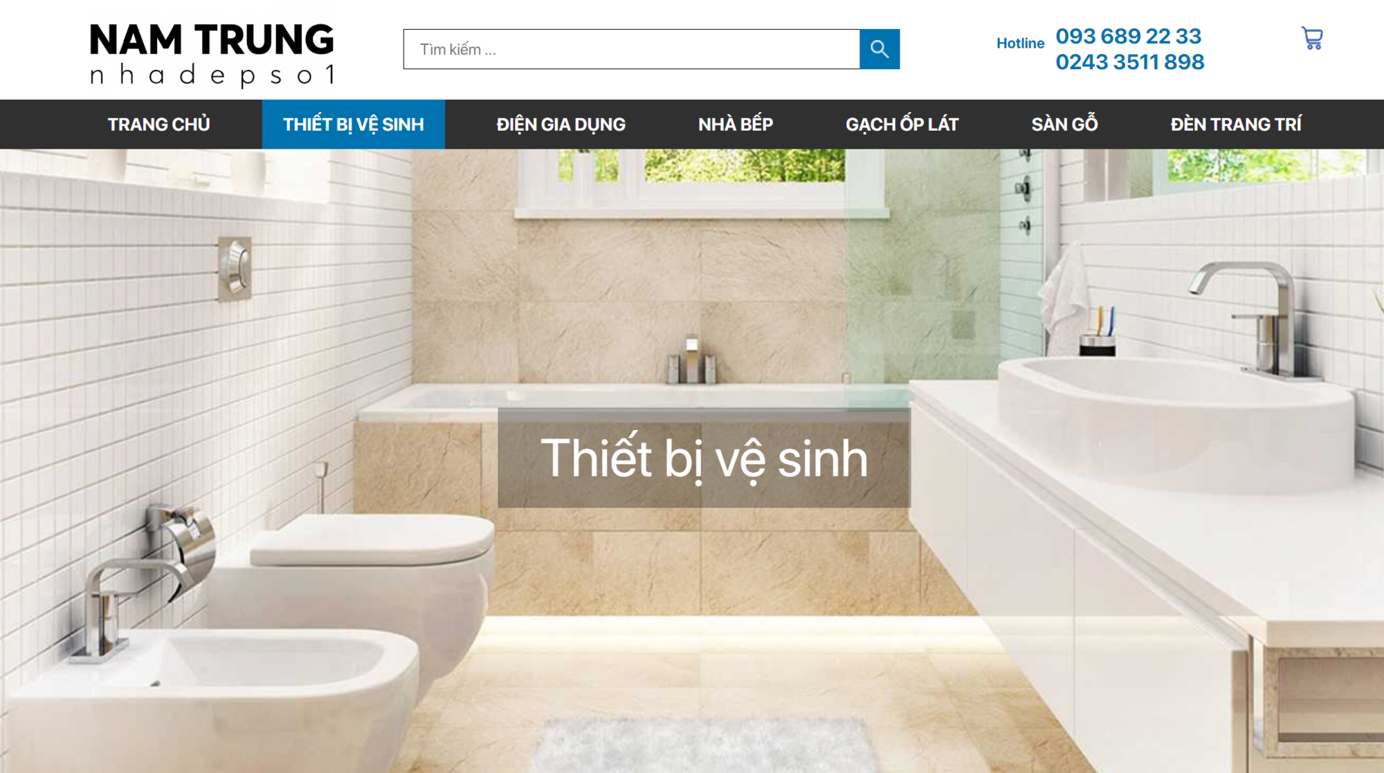 Showroom thiết bị vệ sinh Nam Trung Showroom thiết bị vệ sinh Nam Trung