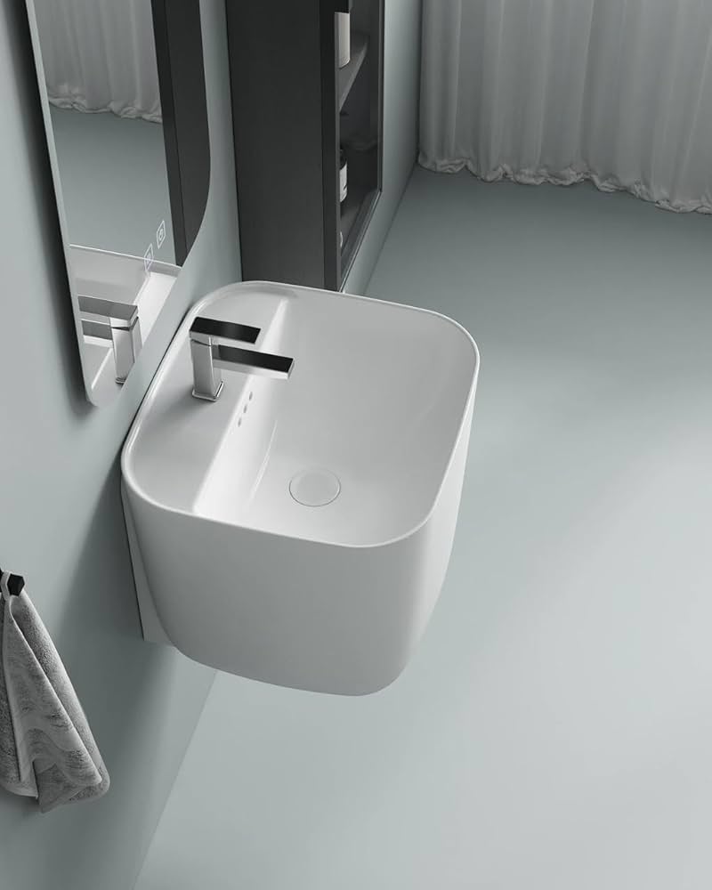 Ưu điểm của lavabo treo tường Ưu điểm của lavabo treo tường
