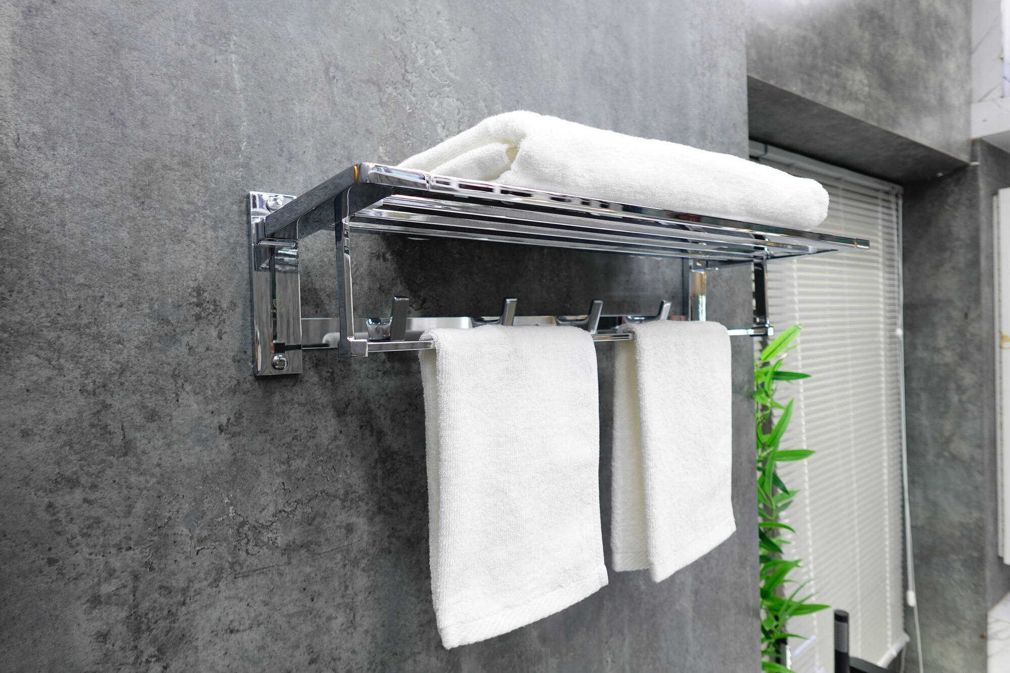 Phụ kiện phòng tắm nhập khẩu - Kệ khăn 2 tầng Phụ kiện phòng tắm nhập khẩu - Kệ khăn 2 tầng