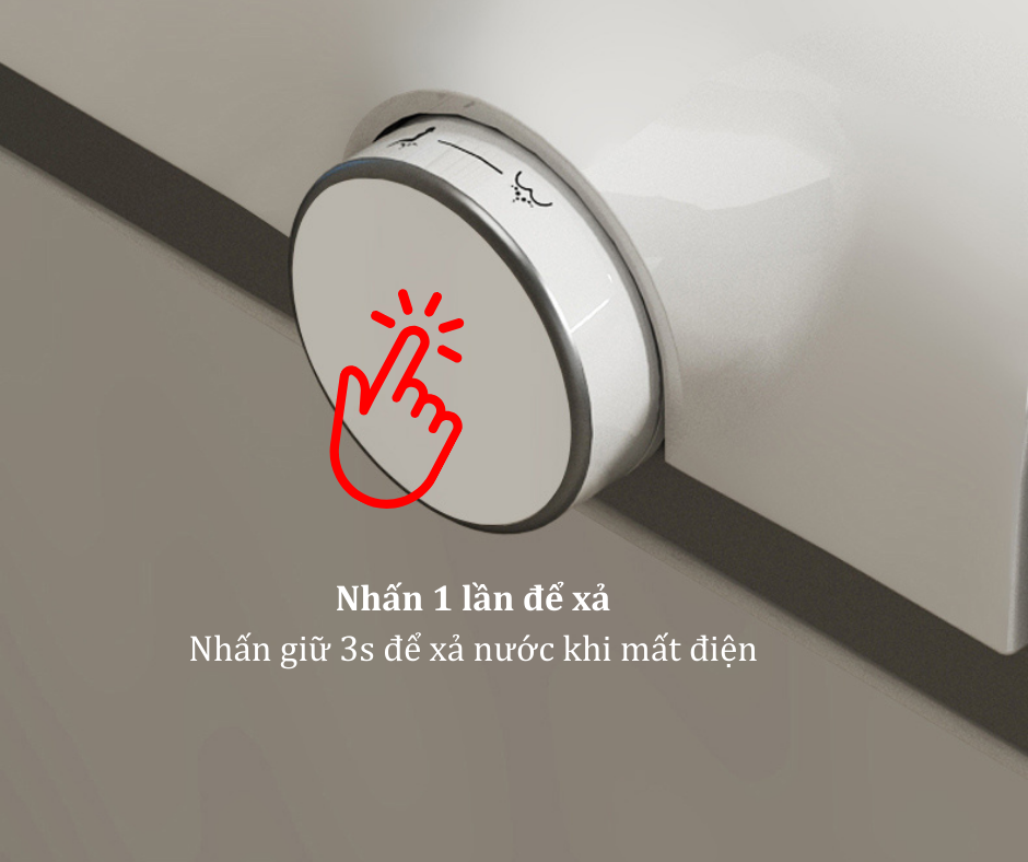 Nguồn điện dự phòng trong Bồn cầu thông minh Nguồn điện dự phòng trong Bồn cầu thông minh