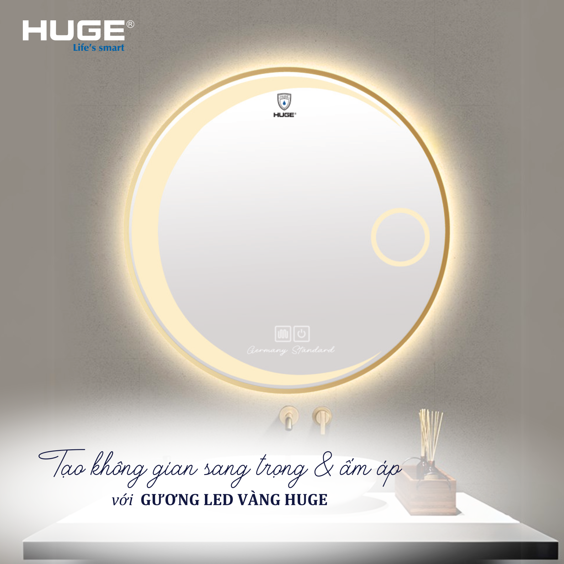 Gương thông minh chống bám mờ