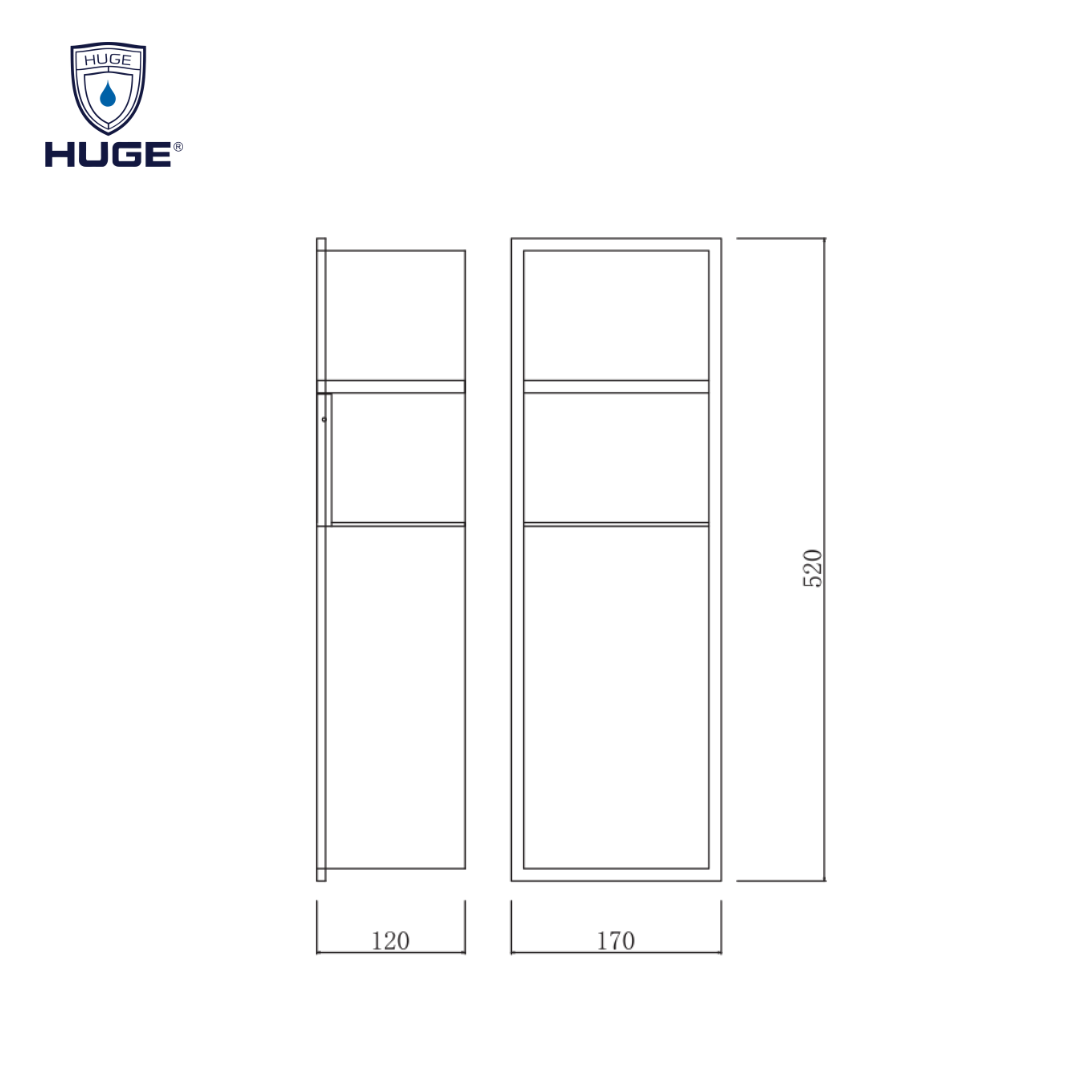 KỆ ÂM TƯỜNG ĐA NĂNG H-352175 - Ảnh 3