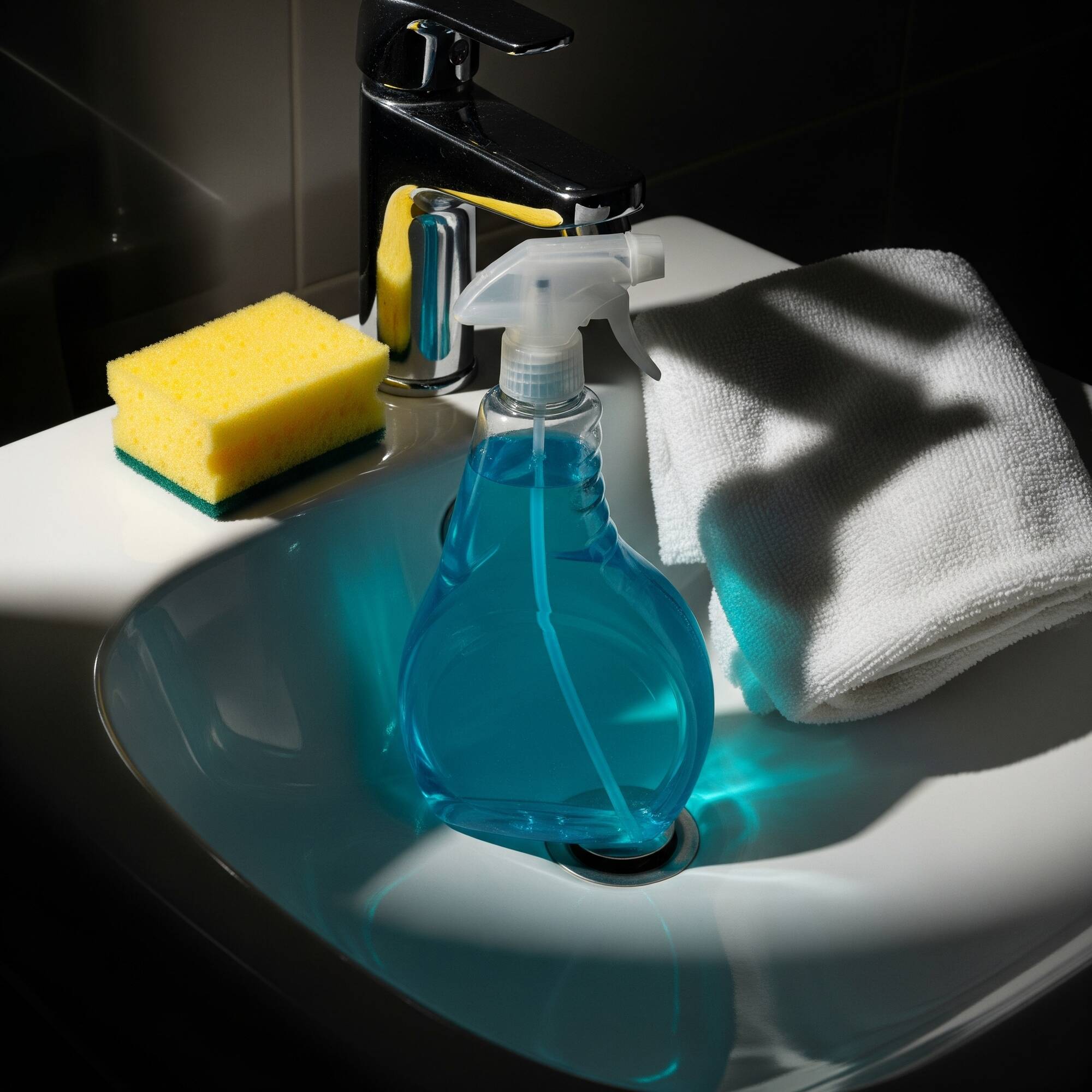 Sử dụng sản phẩm thông tắc cống sinh học/Enzyme vệ sinh Lavabo.