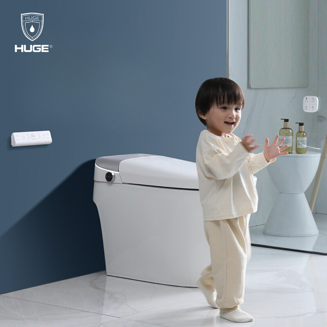 Thiết bị vệ sinh an toàn cho trẻ em với thiết kế thông minh Thiết bị vệ sinh an toàn cho trẻ em với thiết kế thông minh