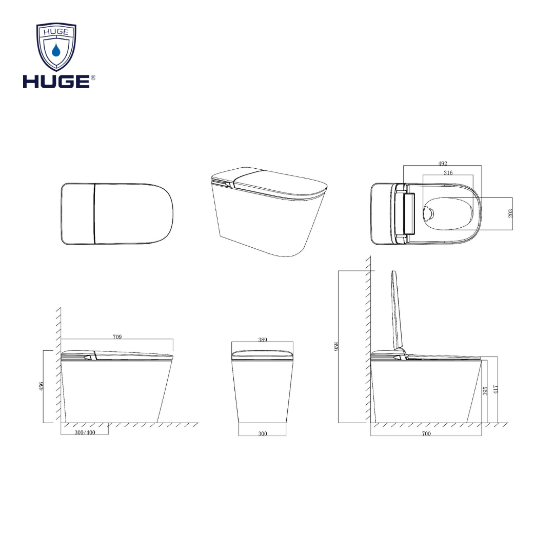 BỒN CẦU THÔNG MINH H-BS25-S8 - Ảnh 3