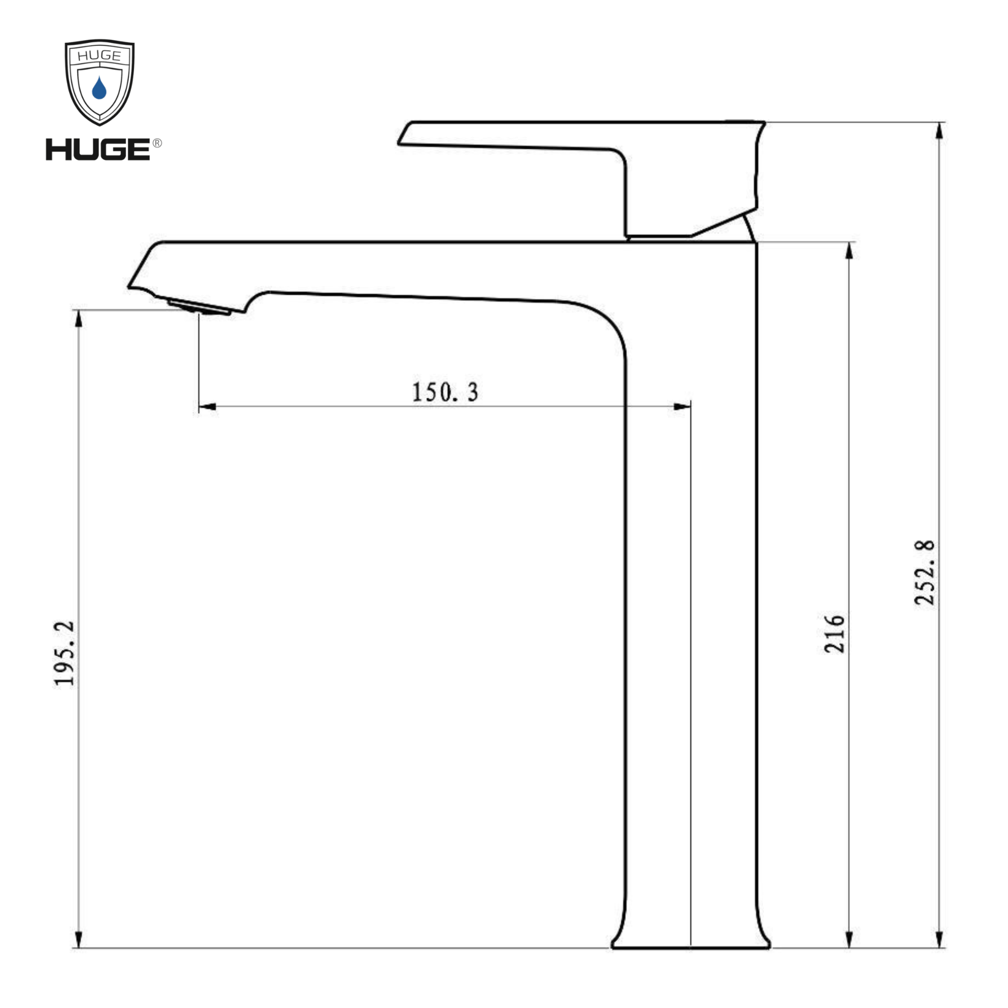 VÒI LAVABO H-2200AB - Ảnh 2